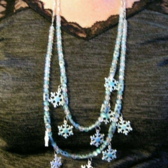FROZEN Winter Wonderland Christmas Necklace for Woman,Necklace for Christmas - Picture 3 of 7